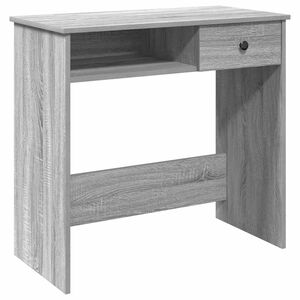 vidaXL skrivebord 80x40x75 cm konstrueret tr&aelig; gr&aring; sonoma-eg