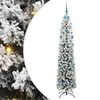 vidaXL Kunstigt juletr&aelig; med stativ Gr&oslash;n 210 cm PVC og St&aring;l og Plastik