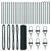 vidaXL Hexagonal hegnsgrundfiks 50 x 0,4 m PVC-belagt st&aring;l Gr&oslash;n Mesh
