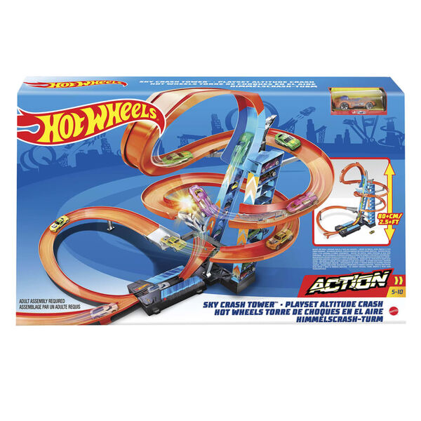 Hot Wheels legesæt Sky Crash Tower Action