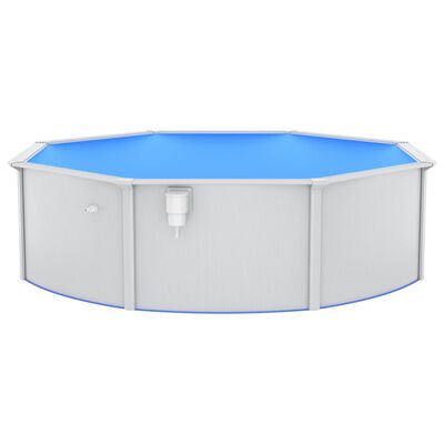 vidaXL swimmingpool med sandfilterpumpe 460x120 cm