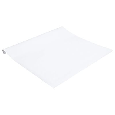 vidaXL selvklæbende folie til møbler 90x500 cm PVC mat hvid