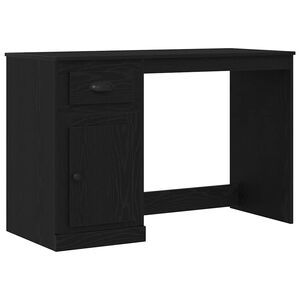 vidaXL Bord Sort eg 50 x 115 x 75 cm Konstrueret tr&aelig;
