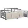 vidaXL daybed med udtr&aelig;k 2x(90x190) cm massivt fyrretr&aelig; gr&aring;