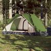 vidaXL 3-personers campingtelt kuppel quick-release grøn
