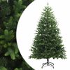 vidaXL Kunstigt Hinged Juletr&aelig; 120 cm PVC og metal Gr&oslash;n