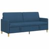vidaXL Sofa med opbevaring Bl&aring; 192 x 78 x 87 cm Polyester