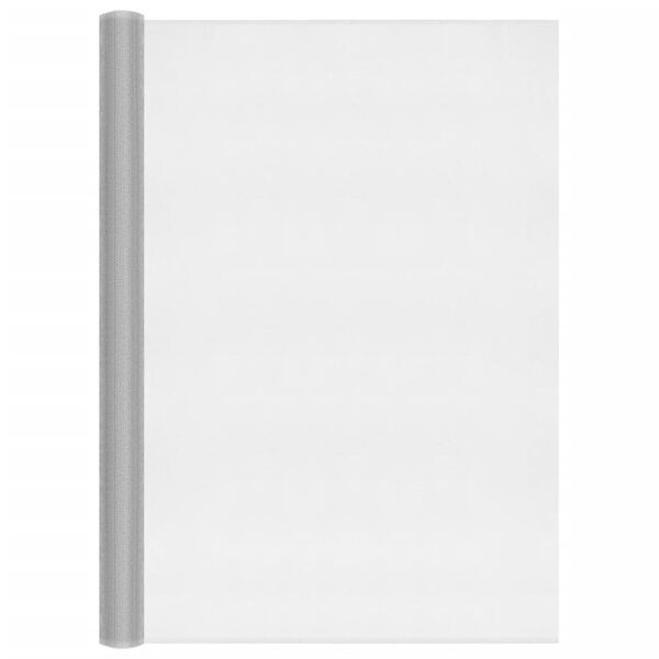 vidaXL net 100x2000 cm aluminium sølvfarvet