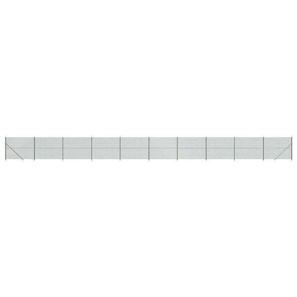 vidaXL tr&aring;dhegn med flange 1,8x25 m gr&oslash;n