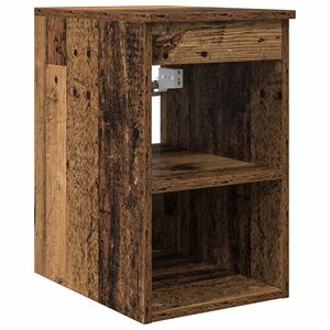 vidaXL Badev&aelig;relsesskab Imellem Gammelt tr&aelig; 30 x 35 x 50 cm