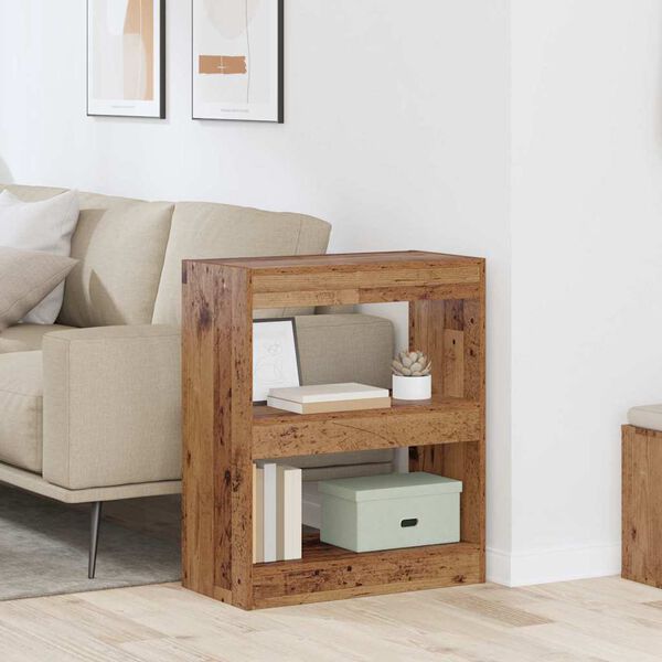 vidaXL Bogskab Gammelt tr&aelig; 60 x 30 x 72 cm Konstrueret tr&aelig;