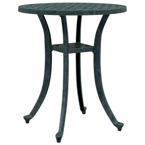 vidaXL havebord &Oslash;48x53 cm st&oslash;bt aluminium gr&oslash;n