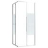 vidaXL brusekabine 80x80x180 cm sikkerhedsglas
