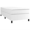 vidaXL Boxspring sengeramme 90x200 cm kunstl&aelig;der hvid