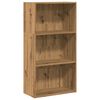 vidaXL bogreol 60x30x114 cm konstrueret tr&aelig; egetr&aelig;sfarve