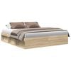 vidaXL sengeramme 200x200 cm sonoma-eg