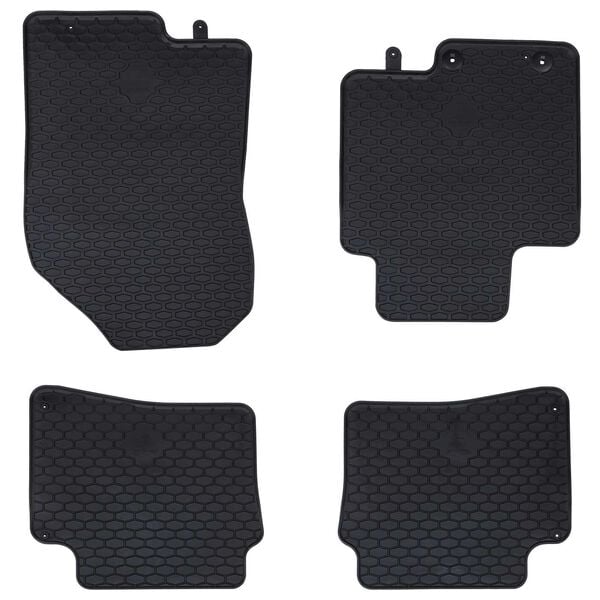 vidaXL Bilm&aring;tte 4 pcs Sort passer til Hyundai i20 , BAYON Gummi