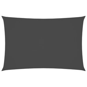 vidaXL solsejl Oxfordstof rektangul&aelig;r 2 x 4 m antracitgr&aring;