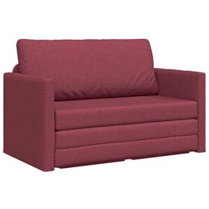vidaXL Sovesofa 110cm Vinr&oslash;d Stof