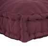 vidaXL Sofa pude Bordeaux 120 x 80 x 12 cm Stof