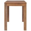 vidaXL spisebord 140x70x76 cm massivt teaktræ naturlig finish