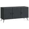 vidaXL TV-skab Sort 99 x 34,5 x 50 cm Konstrueret tr&aelig;