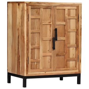 vidaXL sk&aelig;nk 60x35x76 cm massivt akacietr&aelig; brun