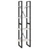 vidaXL bogreol 40x30x140 cm 4 hylder massivt fyrretr&aelig; hvid