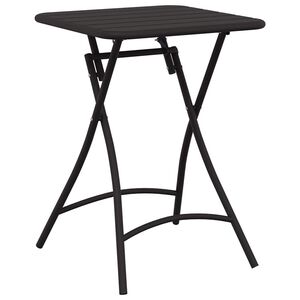 vidaXL Bistrobord Antracit 55 x 55 x 72,5 cm Pulverlakeret st&aring;l