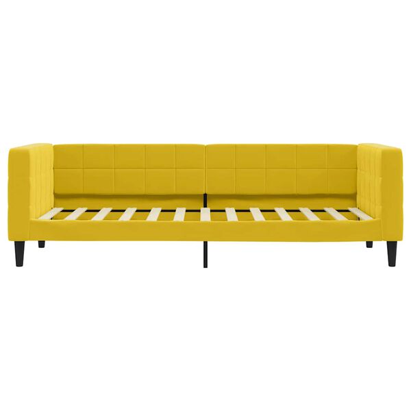 vidaXL daybed 80x200 cm velour gul