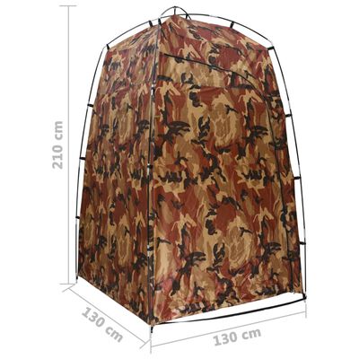 vidaXL bruser/WC/omklædningstelt camouflagefarvet