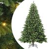 vidaXL Kunstigt juletr&aelig; med 300 LED'er Gr&oslash;n 210 cm PE og PVC