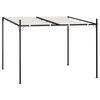 vidaXL havepavillon med udtr&aelig;kkeligt tag 300x300x233 cremefarvet