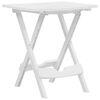 vidaXL foldbart havebord 45,5 x 38,5 x 50 cm hvid