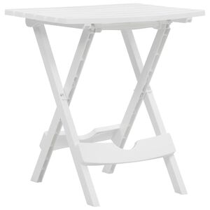 vidaXL foldbart havebord 45,5 x 38,5 x 50 cm hvid