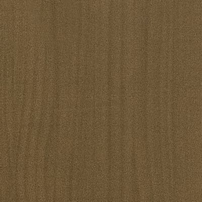 vidaXL sengeborde 2 stk. 40x31x40 cm massivt fyrretræ gyldenbrun