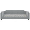 vidaXL daybed med udtræk 100x200 cm stof lysegrå