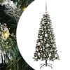 vidaXL Kunstigt juletr&aelig; Gr&oslash;n 120 cm PVC, plastik og st&aring;l