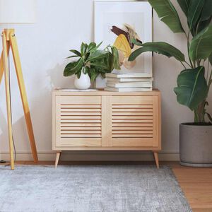 vidaXL skabsl&aring;ger 2 stk. 39,5x39,4 cm lameldesign massivt fyrretr&aelig;