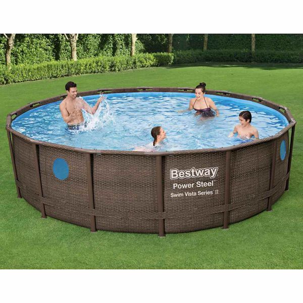 Bestway Power Steel swimmingpools&aelig;t 488x122 cm