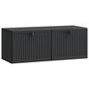vidaXL V&aelig;gh&aelig;ngt TV-skab Sort 78,5 x 31 x 30 cm Konstrueret tr&aelig;