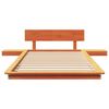 vidaXL Sengestel Brun 75 x 190 cm træ