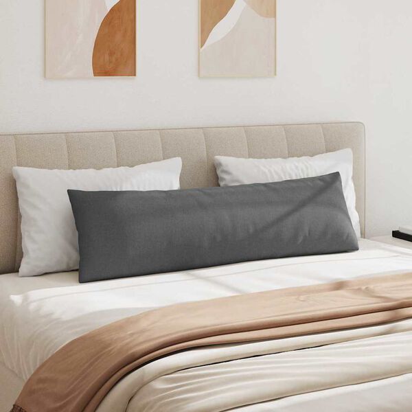 vidaXL Sofapuder 2 pcs Mørkegrå 145 x 40 cm Stof