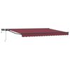 vidaXL Manuel markise-ramme med LED-lys 5 &times; 3,5 m
