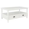 vidaXL sofabord 100 x 55 x 45 cm tr&aelig; hvid