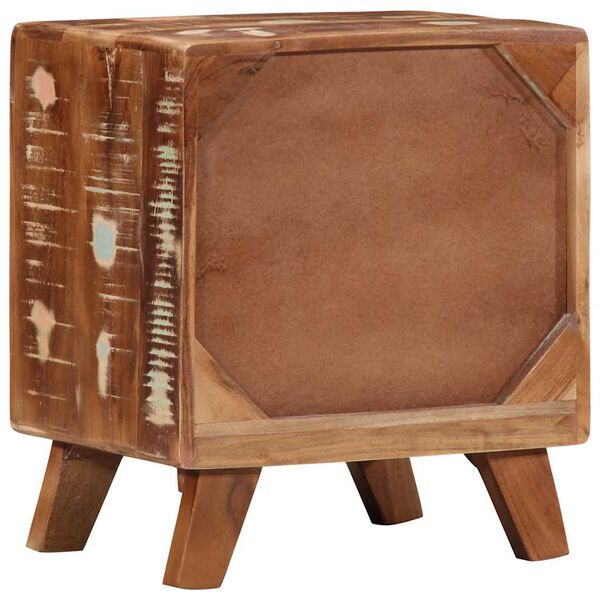 vidaXL sengeborde 2 stk. 40x32x46 cm massivt genbrugstr&aelig;