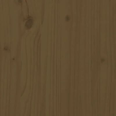 vidaXL sengebord 40x34x45 cm massivt fyrretræ gyldenbrun
