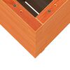 vidaXL plantekasse 50x50x72,5 cm massivt fyrretr&aelig; gyldenbrun