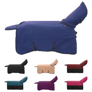 vidaXL Hestet&aelig;ppe M&oslash;rk Gr&oslash;n og Sort 155 cm Polyester