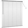 vidaXL Persienner med gardiner Sort 175 x 160 cm Aluminium